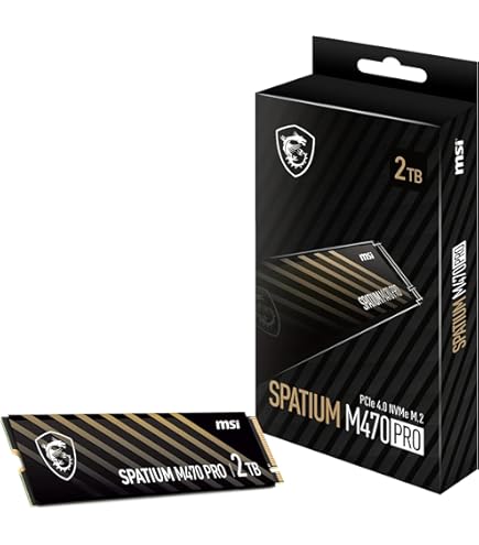 MSI SPATIUM M482 2TB M.2 SSD　現状品 Amazon | MSI SPATIUM M482 PCIe 4.0 NVMe M.2 2TB 内蔵SSD